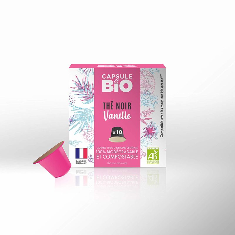 capsule thé noir Chine BIO vanille