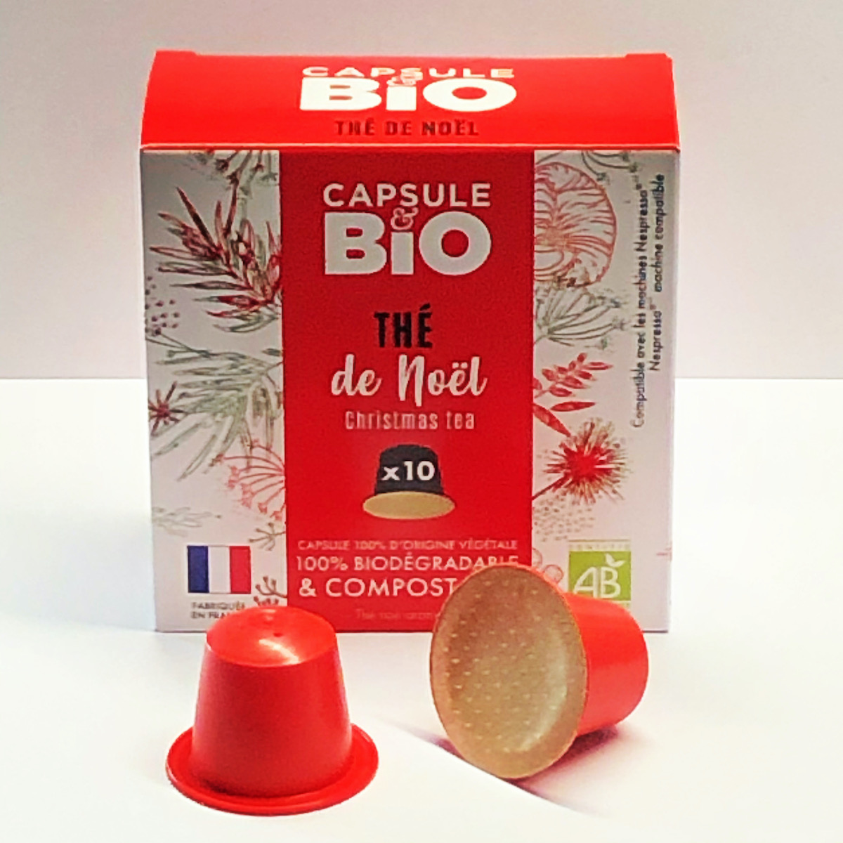 Coffret cadeau Noël : thé et rooibos bio Noël - Capsulebio