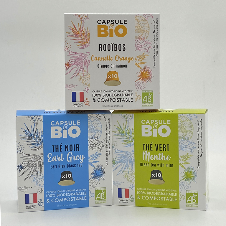 Coffret Sélection d'infusions biologiques - coffret carton - Pagès Thés et  infusions