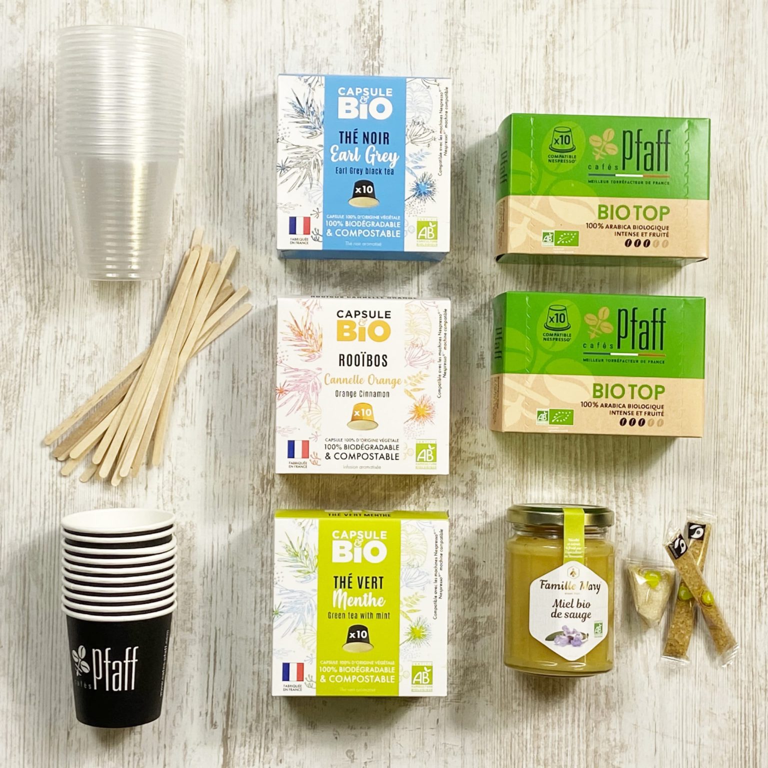 sélection box accueil thé & café