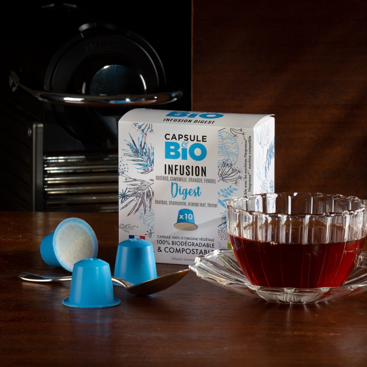 hôtellerie France capsule écologique rooibos bio machine café