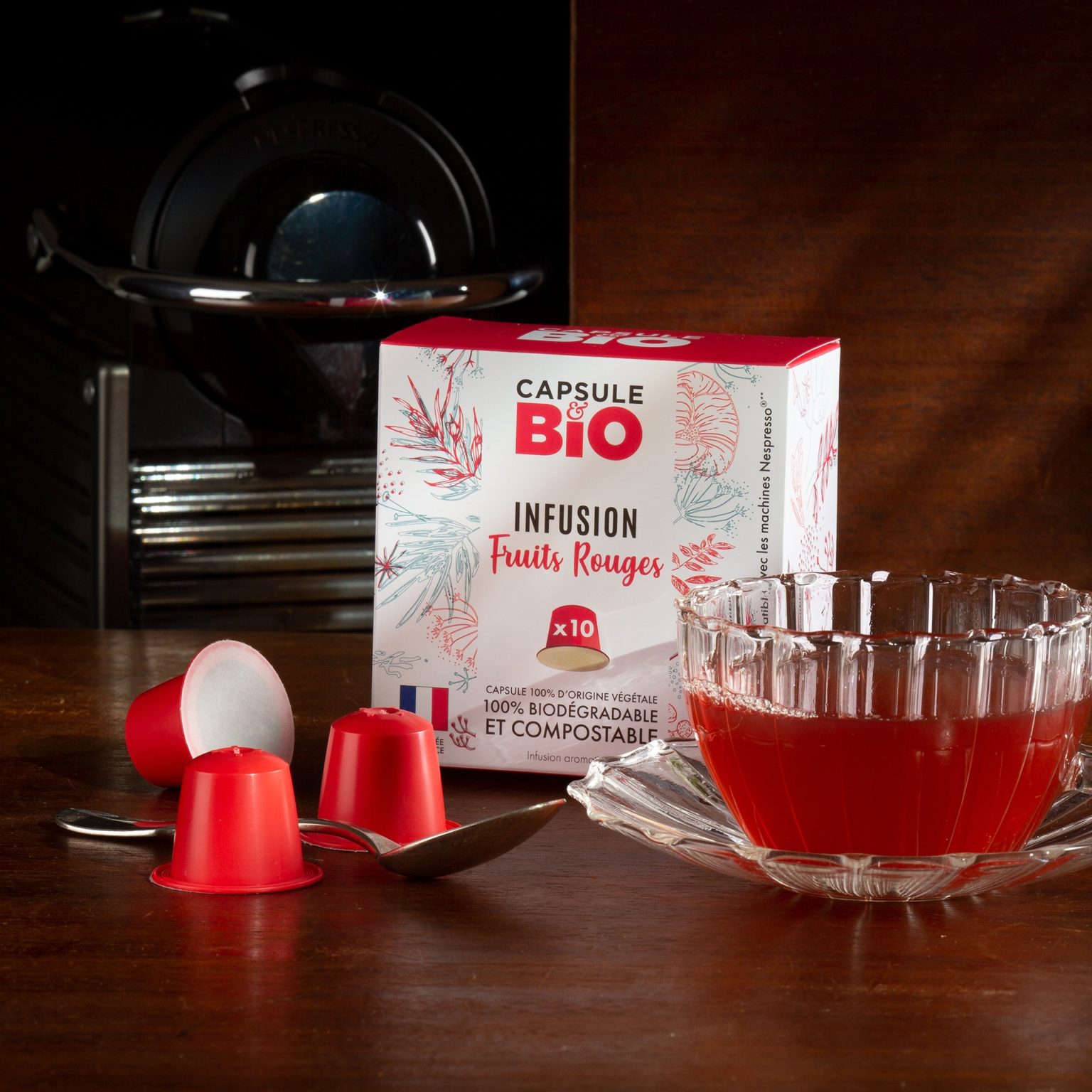 Hotel France Capsulebio infusions fruits-rouges