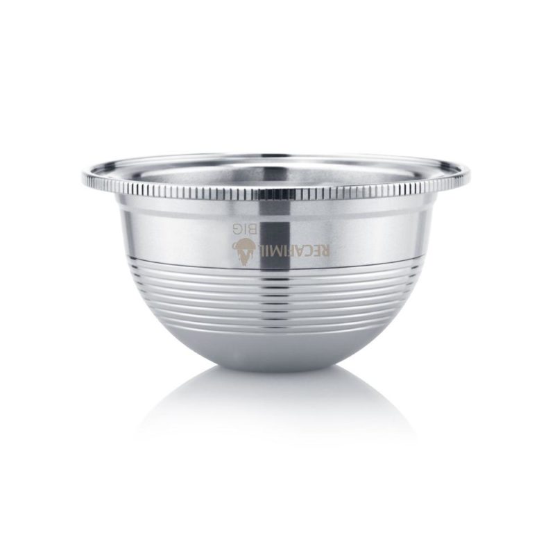 Capsulebio présente la capsule Nespresso Vertuo réutilisable inox pour faire thé et infusions grâce aux feuilles de thé en vrac bio en coupe spéciale