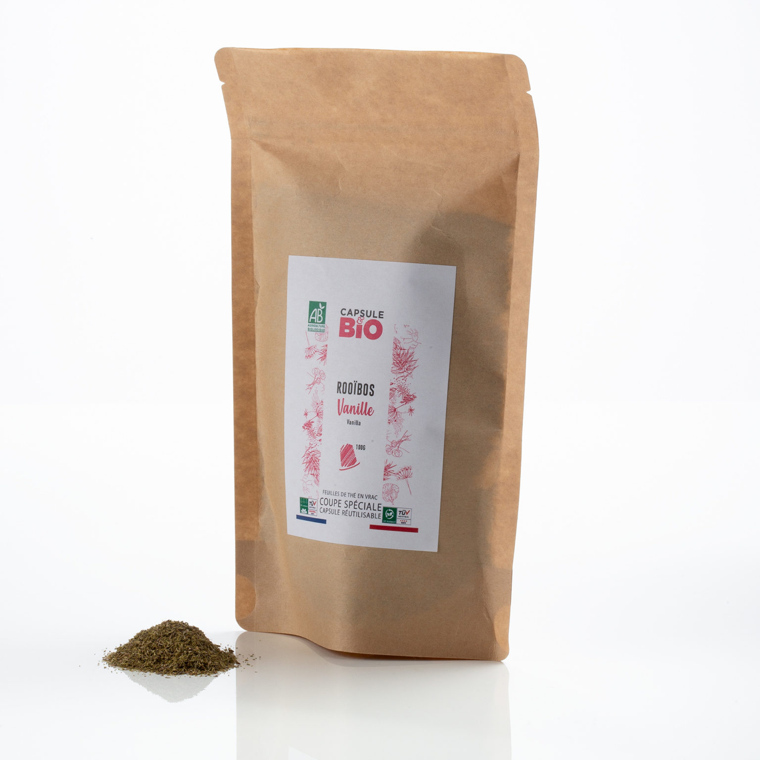 Capsulebio sachet infusion en vrac recette rooibos bio vanille
