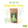 Capsul&bio - Thé vert bio gingembre citron sachet vrac 125g.