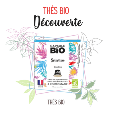 capsulebio boîte découverte thés bio capsule thé nespresso®