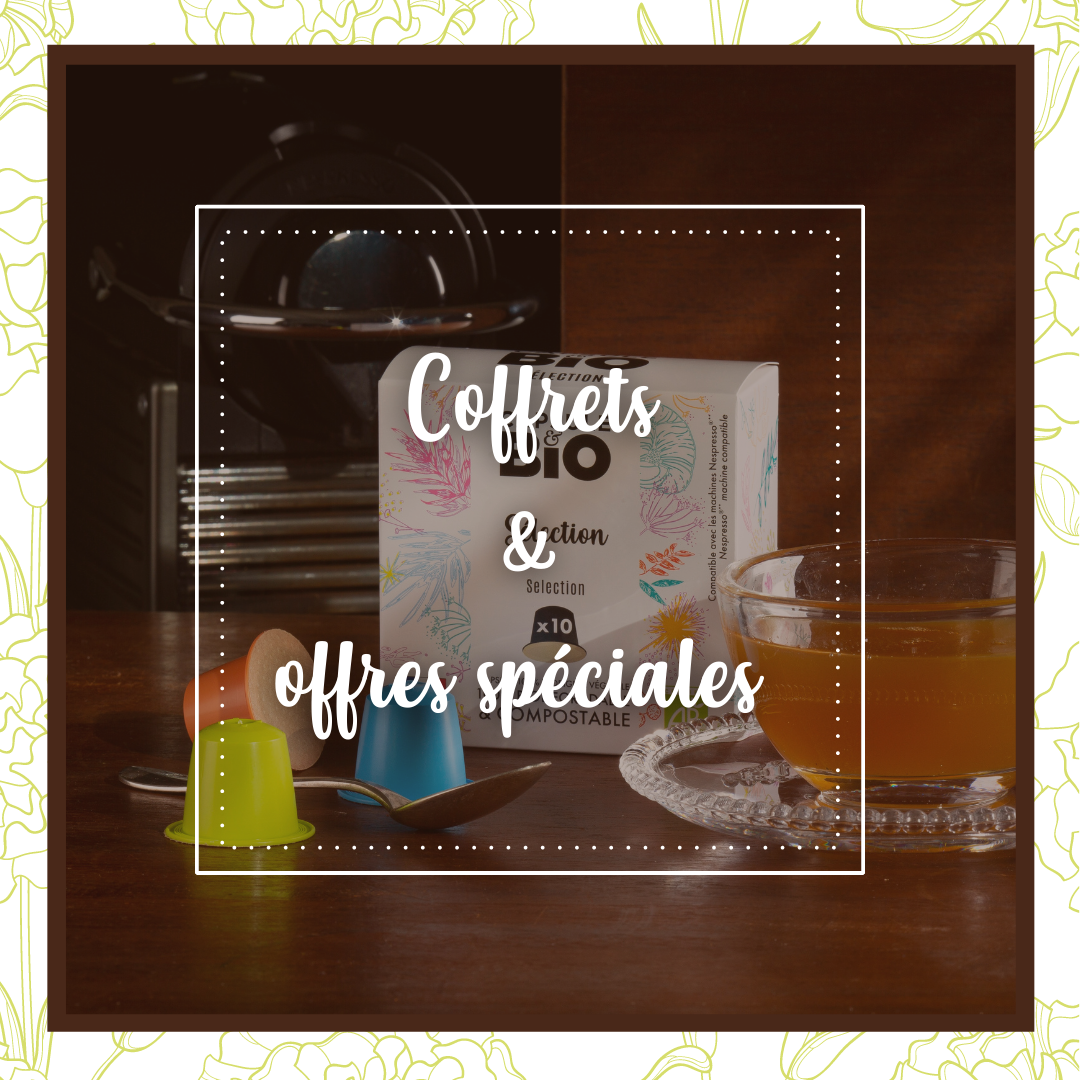 Coffrets capsules thé nespresso bio