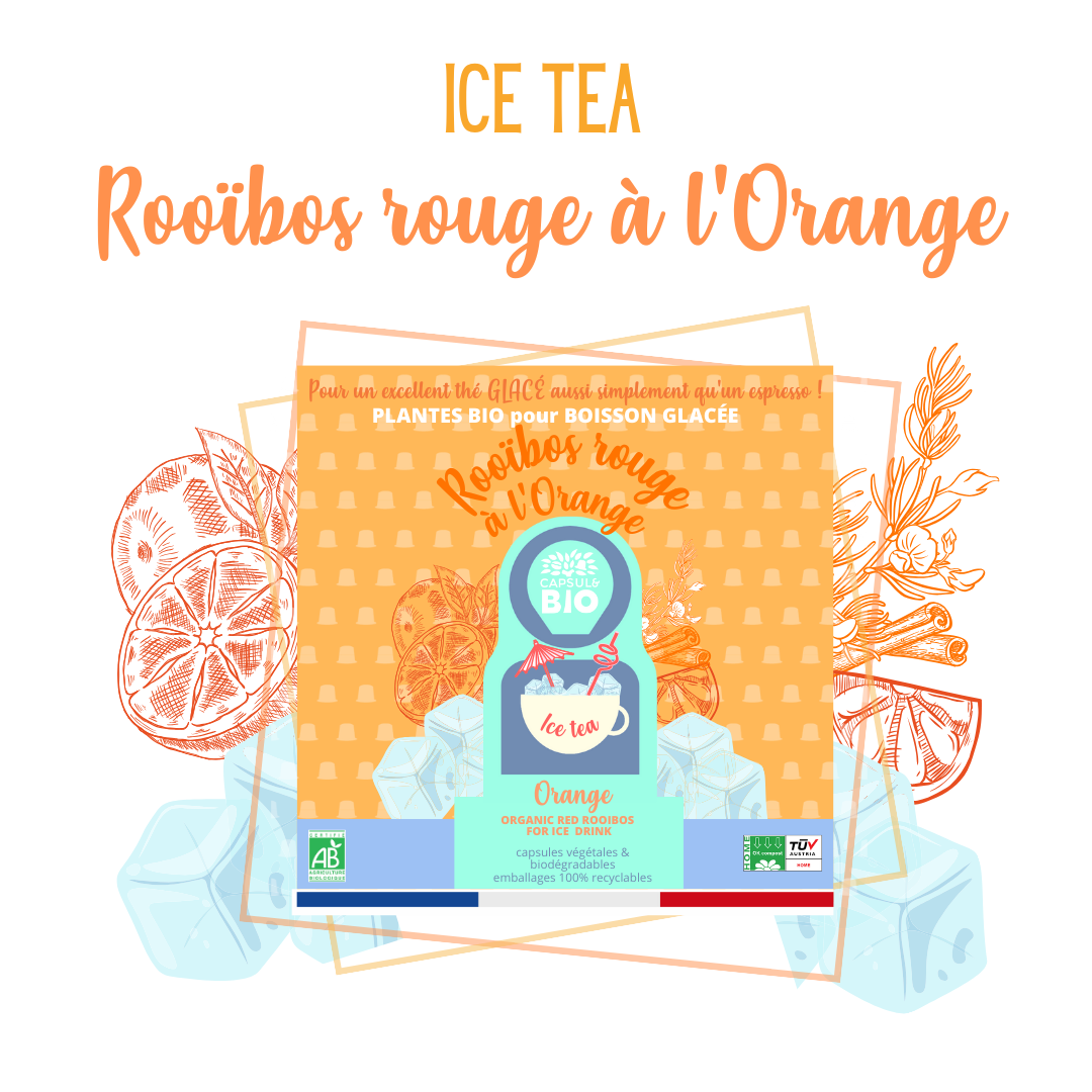 the glace rooibos rouge orange