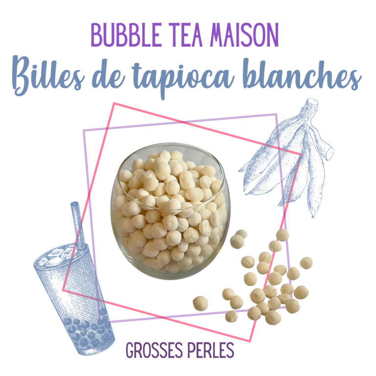 Billes tapioca vertes, pour bubble tea par Capsulebio