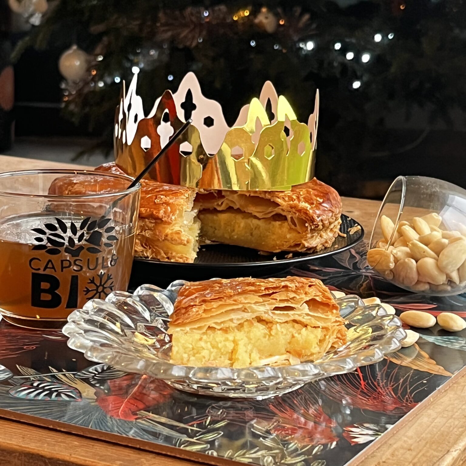 capsulebio_galette des rois et thé noir cacao bio