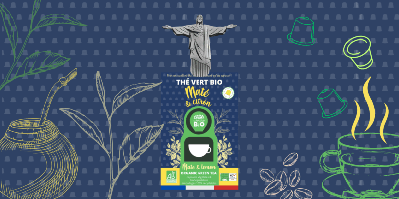 capsulebio_capsule maté thé vert citron bio, alternative au café