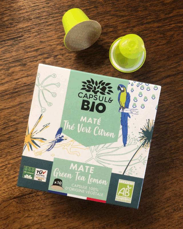 capsulebio_thé contre le froid_maté thé vert citron bio capsule nespresso® compatible